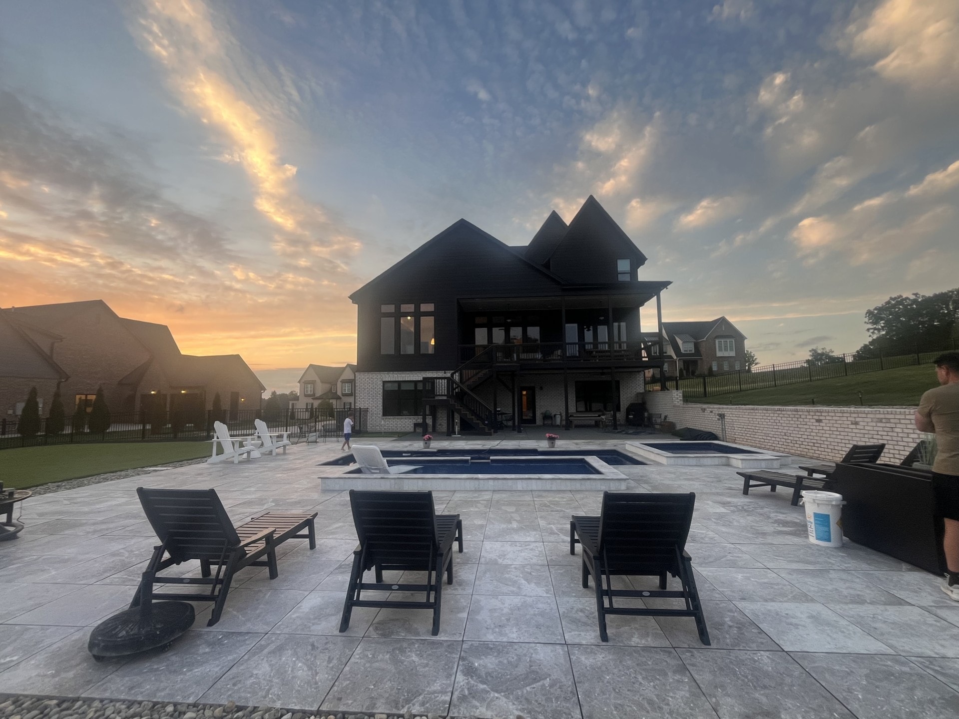 Marlin Exteriors professional pool construction team