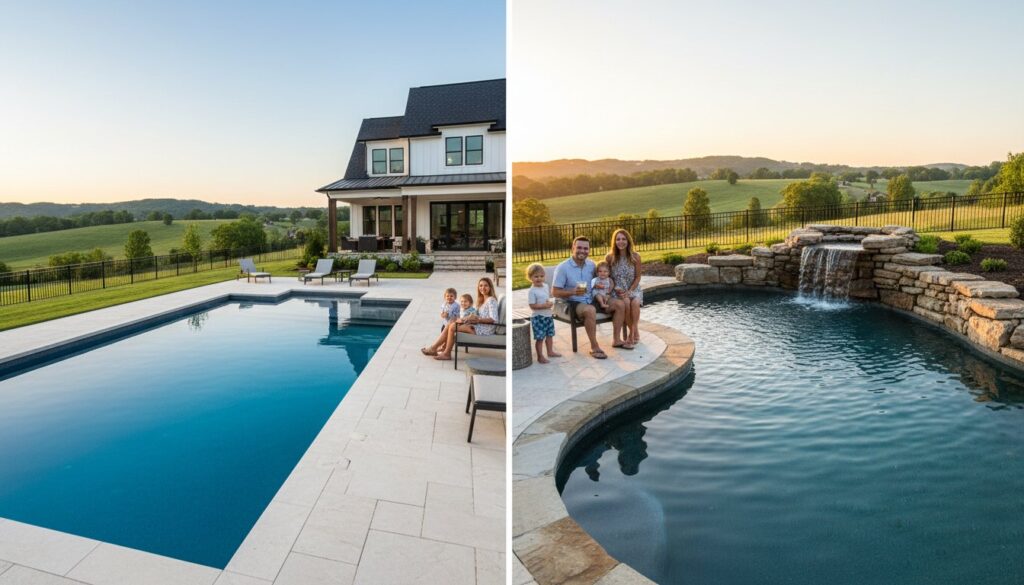 Fiberglass vs. Gunite Pool Price: Middle Tennessee Homeowner’s Guide (2026)