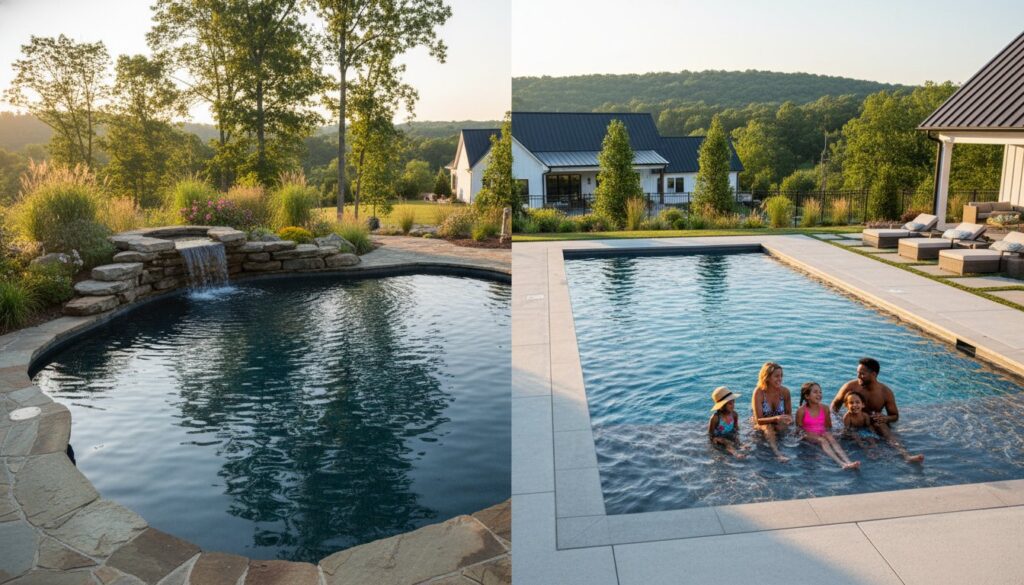 Gunite vs. Fiberglass Pools in Nashville: 2026 Middle Tennessee Guide
