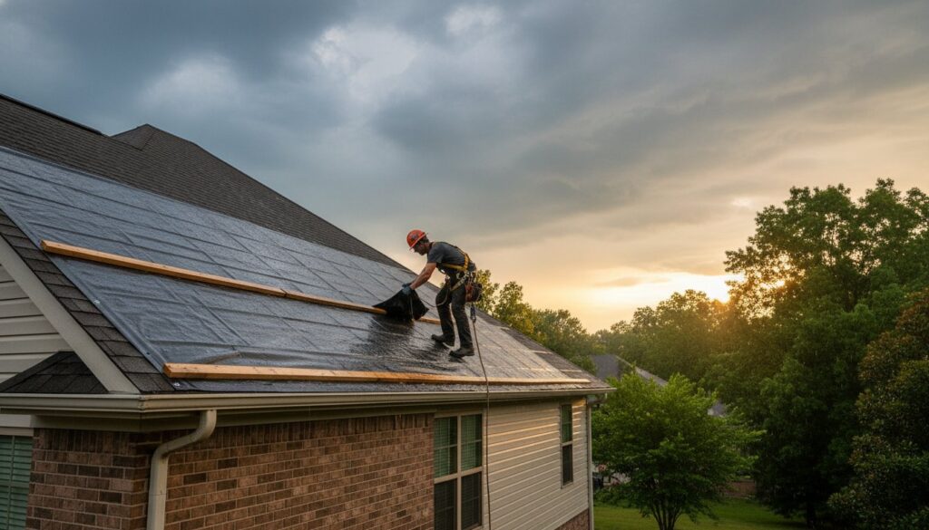 Emergency Roof Tarping in Mt. Juliet: Protecting Your Home After Storm Damage