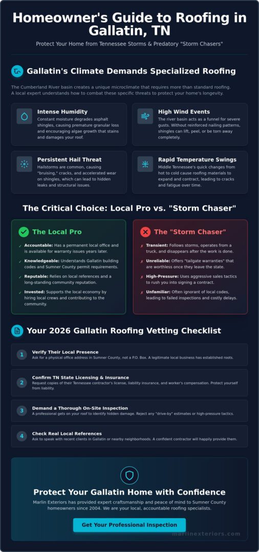 Finding Trusted Local Roofers in Gallatin, Tennessee: The 2026 Homeowner’s Guide