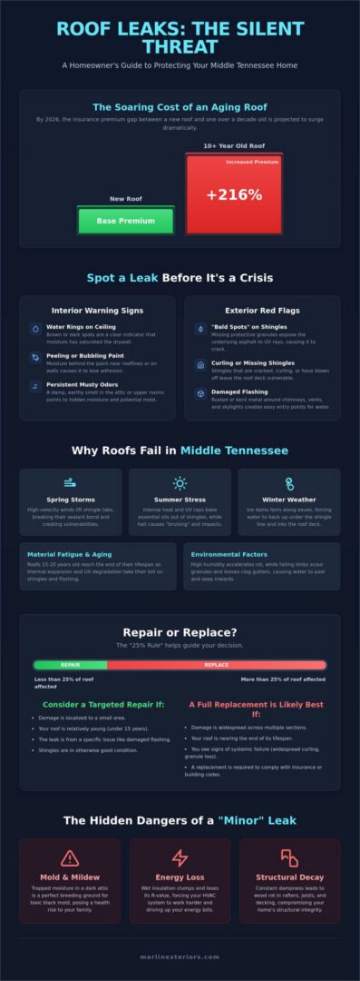 Expert Hendersonville Roof Leak Repair: Safeguarding Your Middle Tennessee Home in 2026